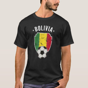 Bolivien Fußball Bolivien Flaggenfußball Boliviani T-Shirt