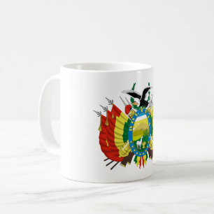 Bolivien Landeswappen Symbol Emblem Flagge Kaffeetasse