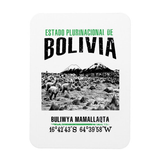 Bolivien Magnet (Vertikal)