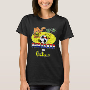 Bolivien National Soccer Team in Katar Camel Palm T-Shirt