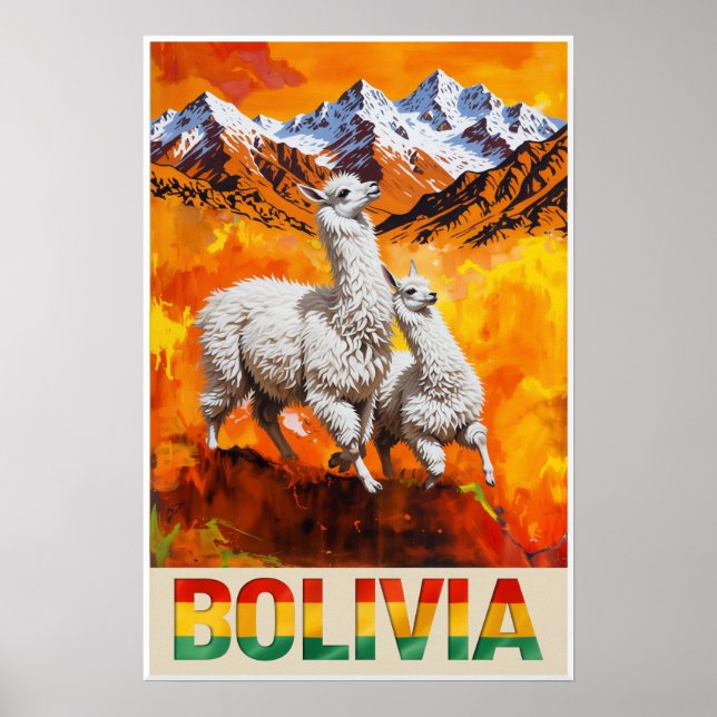 Bolivien Poster (Vorne)