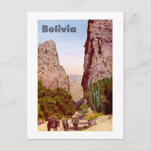 Bolivien Postkarte