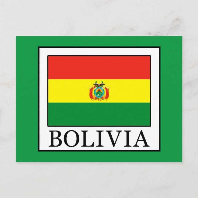Bolivien Postkarte (Vorderseite)