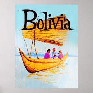Bolivien-Reiseplakat Poster