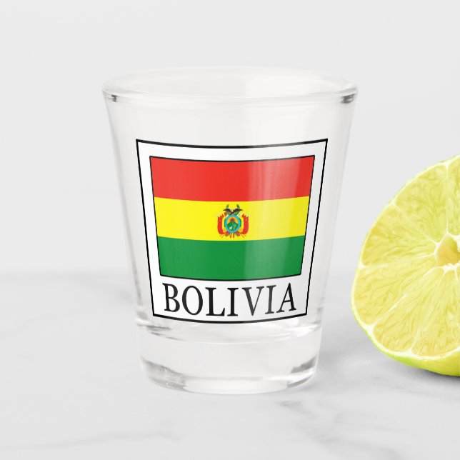 Bolivien Schnapsglas (Vorderseite)