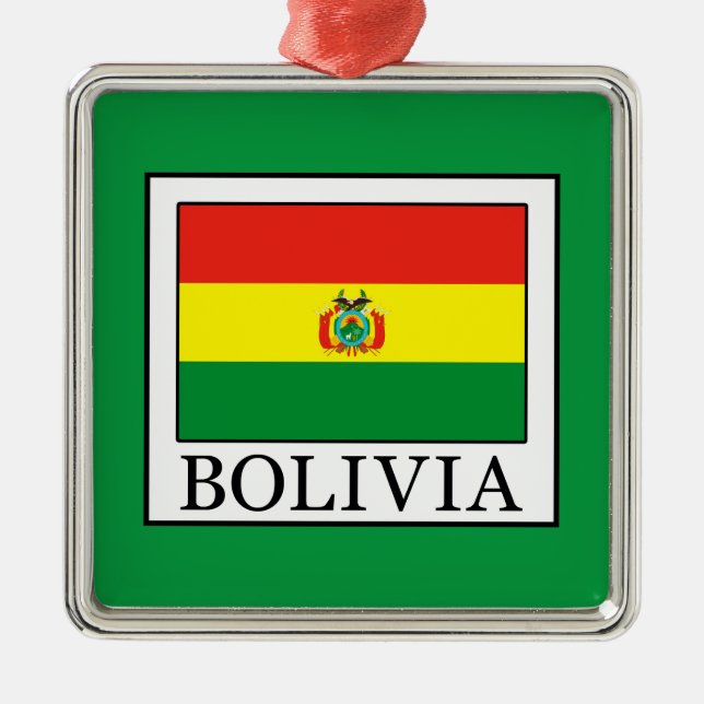Bolivien Silbernes Ornament (Vorne)