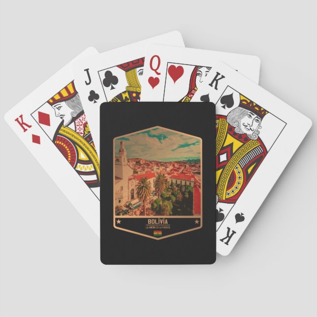 Bolivien Spielkarten (Rückseite)