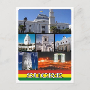 Bolivien - Sucre - Mosaik - Postkarte