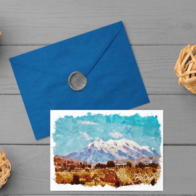 Bolivien Südamerika Landschaft Postkarte (bolivia landscape postcard)