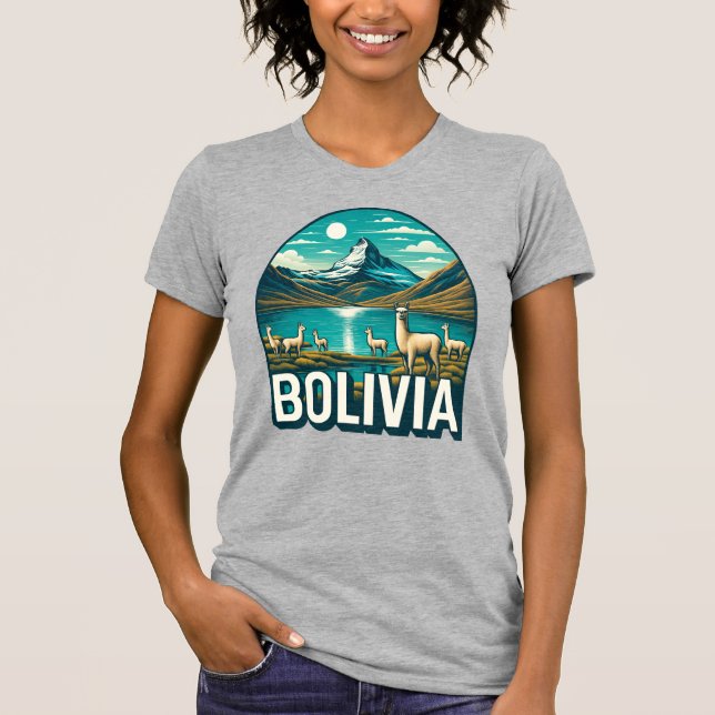 Bolivien Südamerika T-Shirt (Vorderseite)