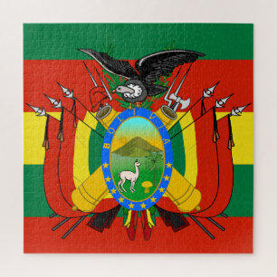 Bolivien-Symbol-Puzzle Puzzle