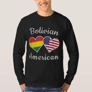 Bolivien USA Bolivianischer Amerikaner Männer Frau T-Shirt