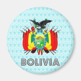Bolivien-Wappen Magnet