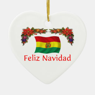 Bolivien-Weihnachten Keramik Ornament