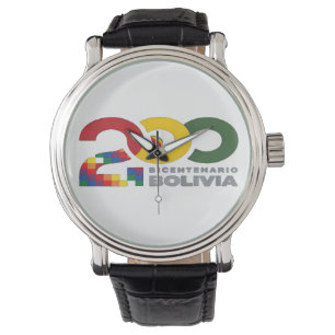 Bolivien Zweihundertjahrfeier 200 Jahre Armbanduhr