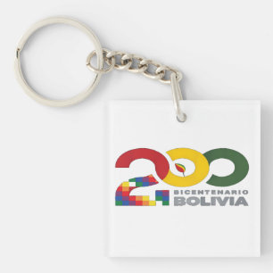Bolivien Zweihundertjahrfeier 200 Jahre  Schlüsselanhänger