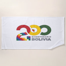 Bolivien Zweihundertjahrfeier 200 Jahre Strandtuch