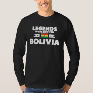 Bolivienflagge Bolivianische Bekleidung T-Shirt