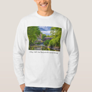 Bollinger Mill und Burfordville Covered Bridge T-Shirt