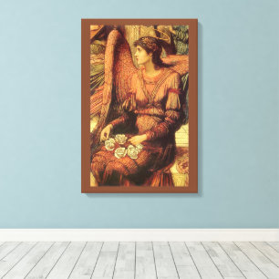 Bollwerke von Gottes Haus, Engel von John Strudwic Leinwanddruck
