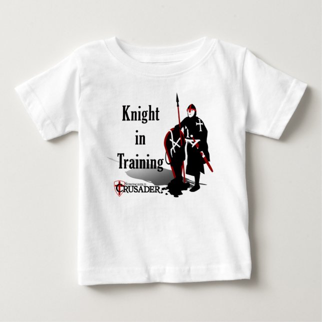 Bollwerks-Kreuzfahrer - Ritter im Training - Baby T-shirt (Vorderseite)