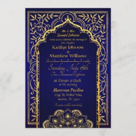 Bollywood Arabian Nights Hochzeitseinladung Einladung