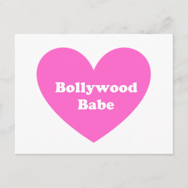 Bollywood Girl Postkarte (Vorderseite)