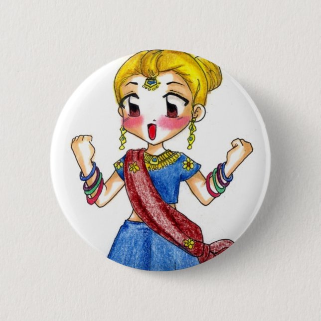 Bollywood - Lorca Button (Vorderseite)
