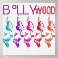 Bollywood Vibrance Poster mit Samira