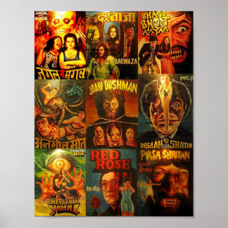 Bollywood Vintage-Druck Poster