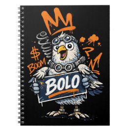 Bolo Graffiti Bird Spiral Notebook Notizblock