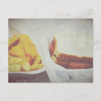 Bologna & Cheese Fries Postcard Postkarte