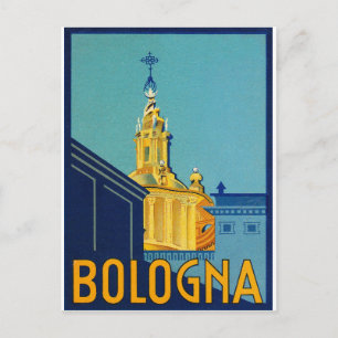 Bologna, City Gebäude, Italien, Vintage Reise Postkarte