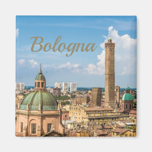 Bologna Emilia Romagna Italien Panorama Geschenk Magnet