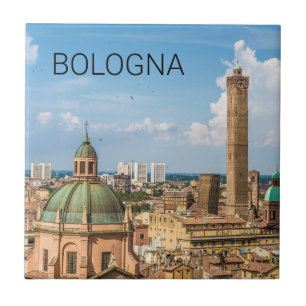 Bologna Emilia-Romagna Italien Panorama Souvenir Fliese