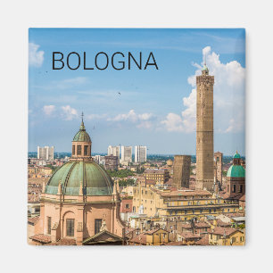 Bologna Emilia-Romagna Italien Panorama Souvenir Magnet