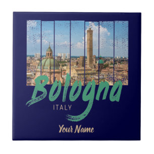 Bologna Emilia-Romagna Italien Souvenir im Vintage Fliese