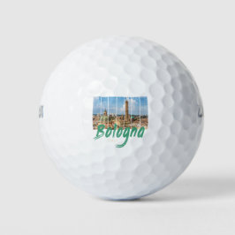 Bologna Emilia-Romagna Italien Vintages Andenken Golfball