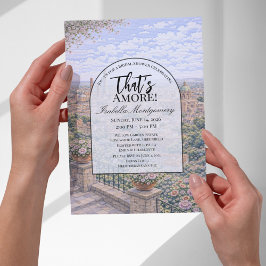 Bologna Italian Themed Bridal Shower Einladung