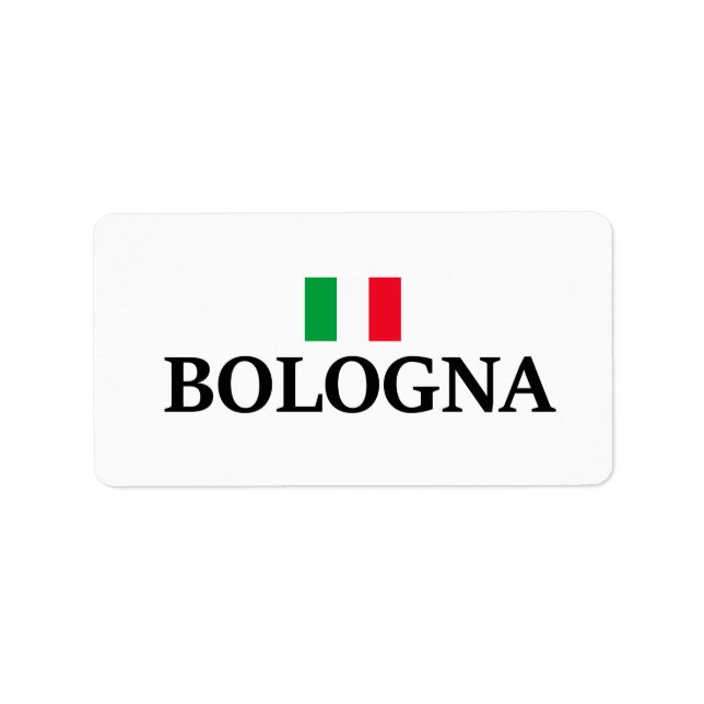 Bologna Italien, I Liebe Bologna Adressaufkleber (Vorne)
