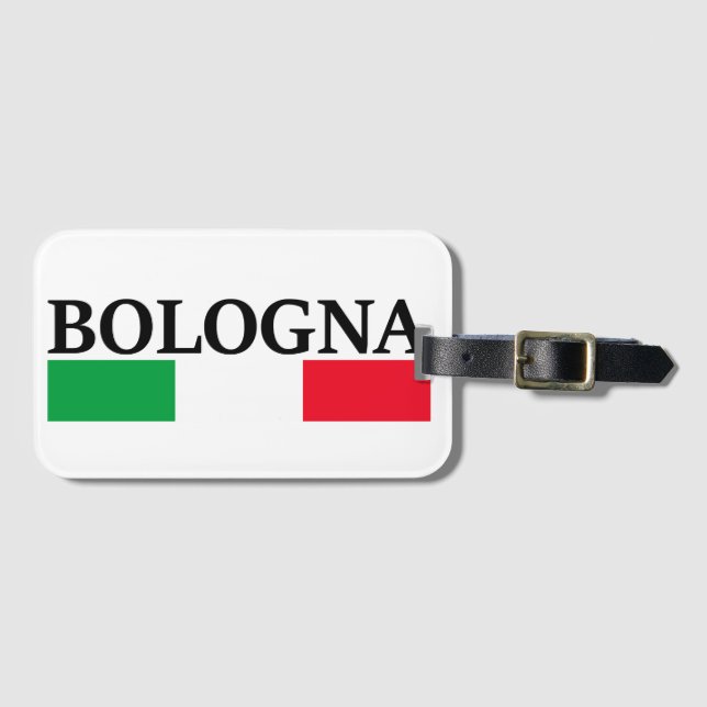 Bologna Italien, I Liebe Bologna Gepäckanhänger (Vorderseite (Horizontal))