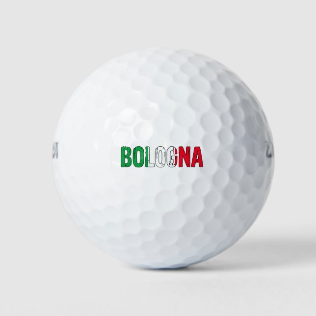Bologna Italien, I Liebe Bologna Golfball (Vorderseite)