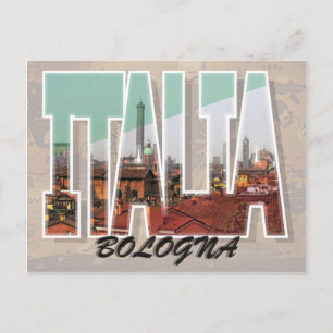 Bologna, Italien Postkarte
