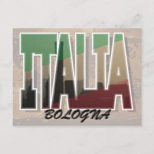 Bologna, Italien Postkarte