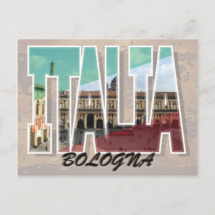 Bologna, Italien Postkarte