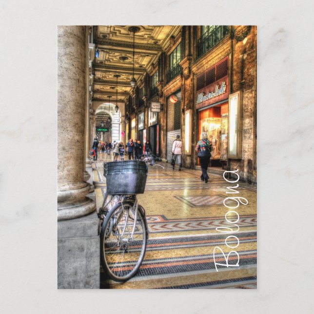 Bologna, Italien Postkarte (Vorderseite)