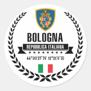 Bologna Runder Aufkleber