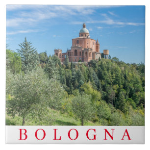 Bologna San Luca Sanctuary View Keramik Fliesen