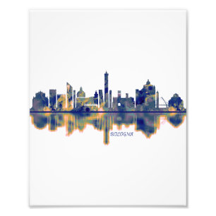 Bologna Skyline Fotodruck