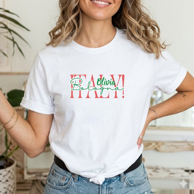 bologna souvenir italian gift Italy T-Shirt (Von Creator hochgeladen)